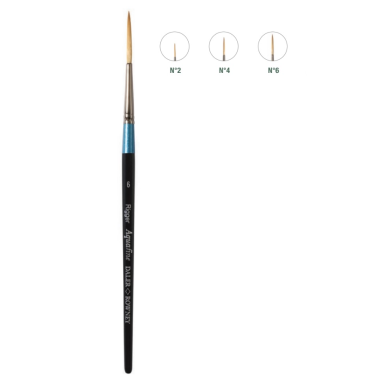 Pincel Sintetico Filete Aquafine Af50 Nº2 Daler Rowney